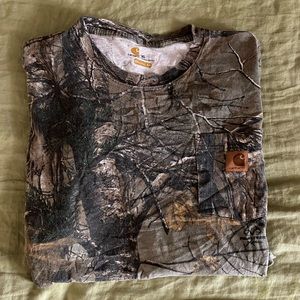 Men’s camo Carhartt long sleeve
